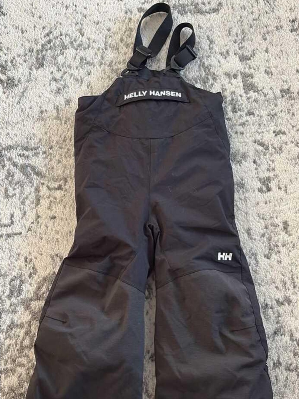 Helly Hansen 2T Kids Black Insulated Snow Bib Pants